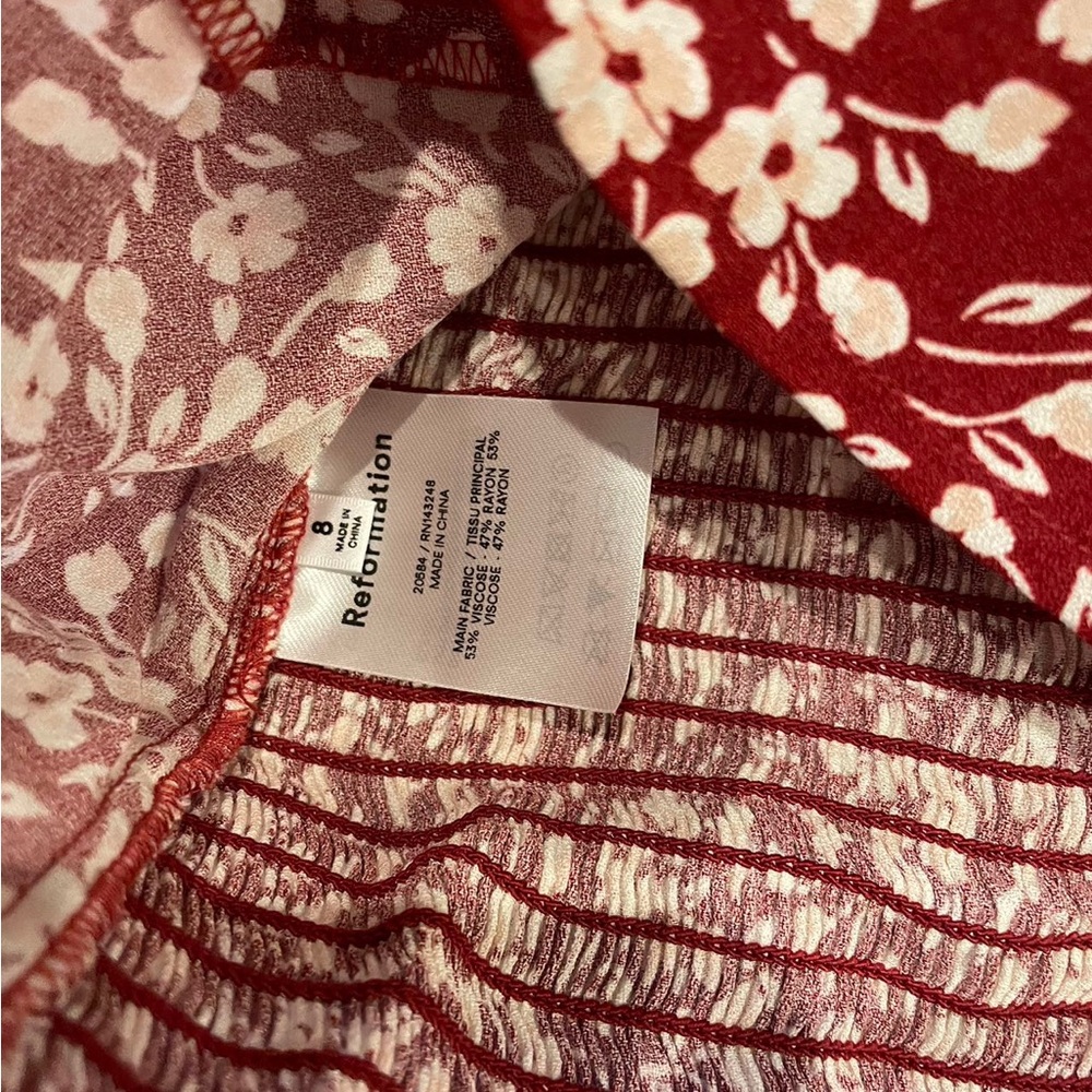 NWOT Reformation Reign Top Flower Girl - Picture 4 of 6